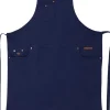 5 Pocket Comfort Fit Apron Dark Blue
