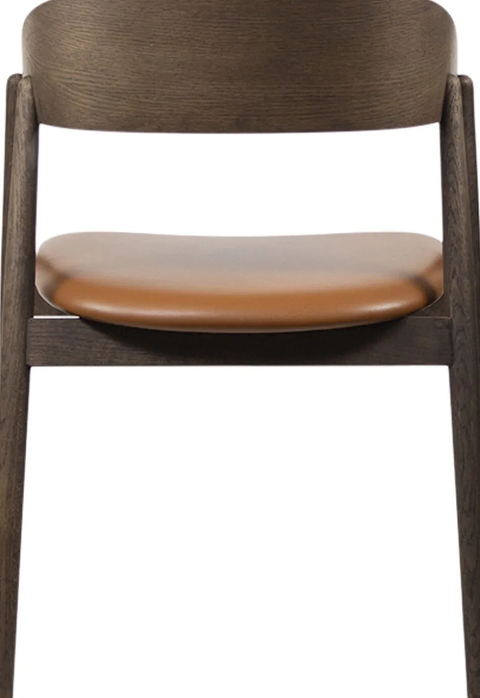 AC2 armchair, Smoked oak, Leather Cognac