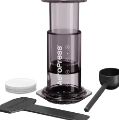 Aeropress Clear Colors Black Coffee Press