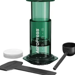 Aeropress Clear Colors Green Coffee Press