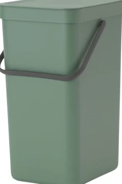 Affaldsspand m/låg sort. kon. 16 lt