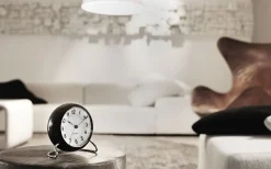 AJ Station bordur, sort/hvid, Ø 11 cm, alarm