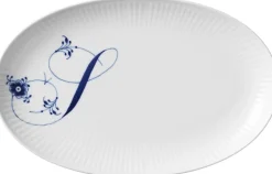 Alphabet Coll Oval Asiette 23,5cm S