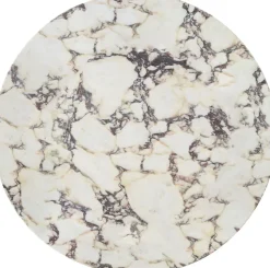 Androgyne Tabletop for Side Table, Ø65 cm, Calacatta Viola