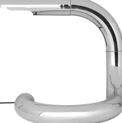 Aspide Table Lamp Base: Chrome