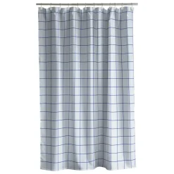 Badeforhæng 180x220 Vista Linen blue