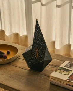 Bagdad Portable Lamp, EU Shade: Soft Black Semi Matt