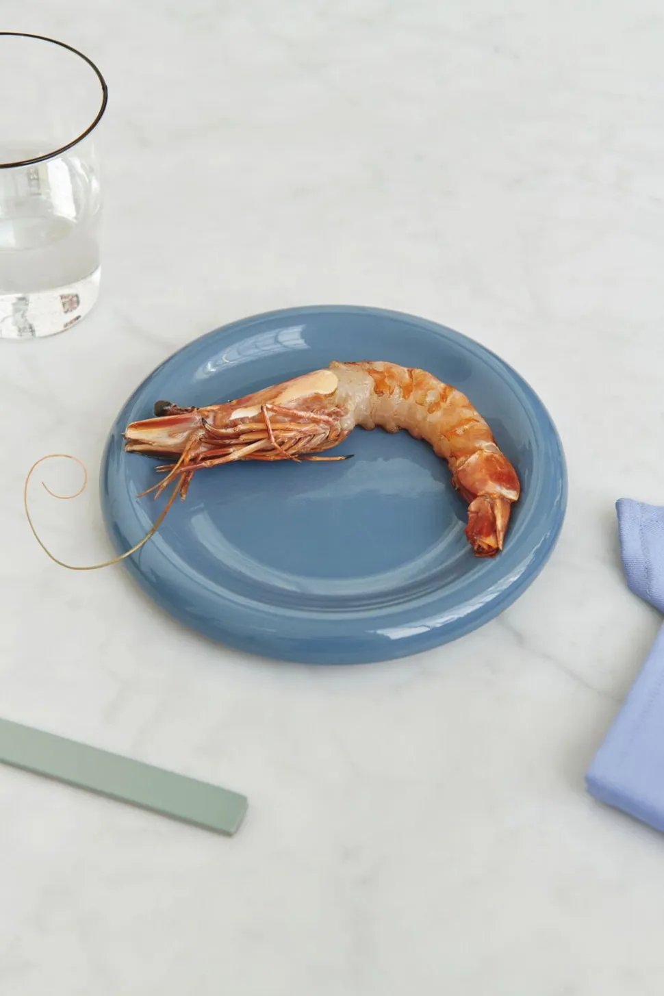 Barro Plate-Set of 2-Ø18-Dark blue