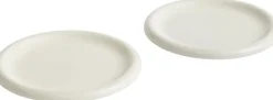 Barro Plate-Set of 2-Ø24-Off-white