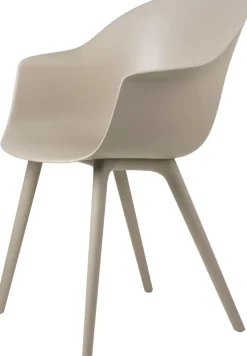 Bat Dining Chair - Un-Upholstered, Plastic base, Monochrome,