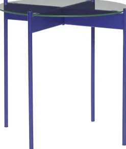 Beam Side Table Blue