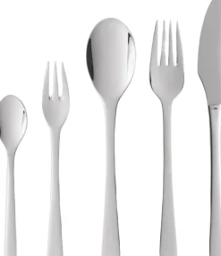 Bestiksæt Steel Line 60 dele Blankt stål