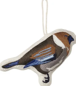 Bird Broderet juletræspynt