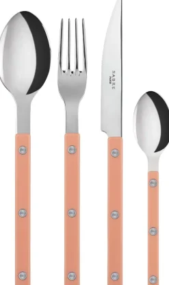 Bistrot Solid / 4 pieces cutlery set / Nude Pink