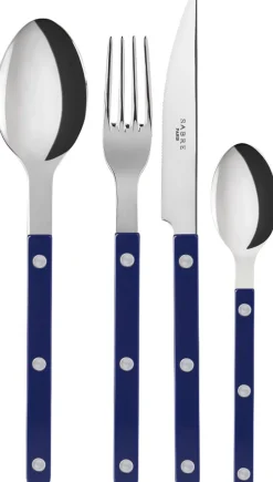 Bistrot Solid / 4 pieces cutlery set / Navy blue