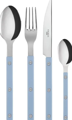 Bistrot Solid / 4 pieces cutlery set / Pastel blue