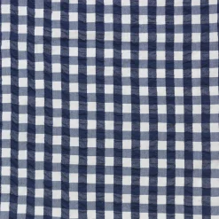 Bæk&Bølge Sengetøj mørk blå/hvid 140x220 cm DK