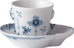 BLÅ ELEMENTS ESPRESSOKOP MED UNDERKOP 9 CL