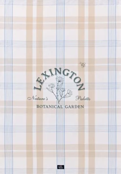 Botanical Checked Org Cotton Kitchen Towel