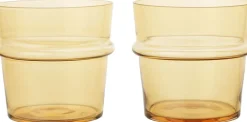 Boya Low Glasses - Set of 2 - Yellow