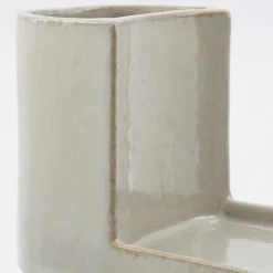 Børste- og sæbeholder, MKDatura, Shellish grey