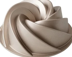 Bundt-kageform Swirl 24 x 9 cm Rose gold