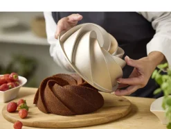 Bundt-kageform Swirl 24 x 9 cm Rose gold