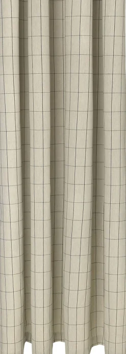 Chambray Shower Curtain - Grid