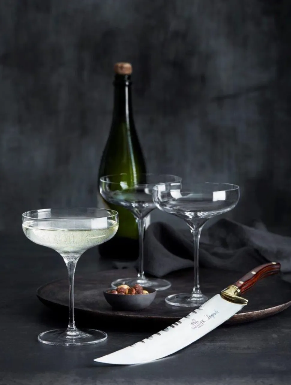 Champagnesabel laguiole 27 cm Stål/Træ