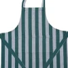 Children Apron 52x64 cm Birk - Stripe dark green