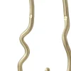 Curvature Double Hook - Brass