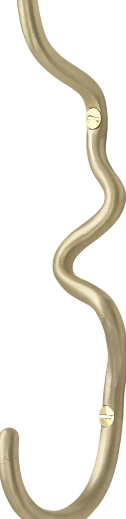 Curvature Hook - Brass