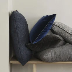 Cushion cover -BOUCLE- Colour Espresso 50 x 50 cm