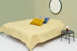 Dot Cushion-1 dot-Soft-Yellow