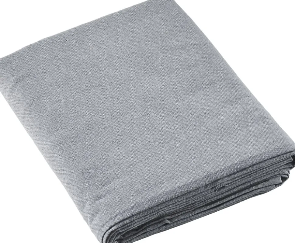 Dug 270 x 140 cm Lys grå 100% ny bomuld