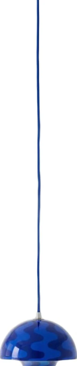 Flowerpot Pendant VP10 Ø16 cm Cobalt Blue & Twilight Blue pa