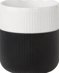 Fluted Contrast Mug 35cl Jet