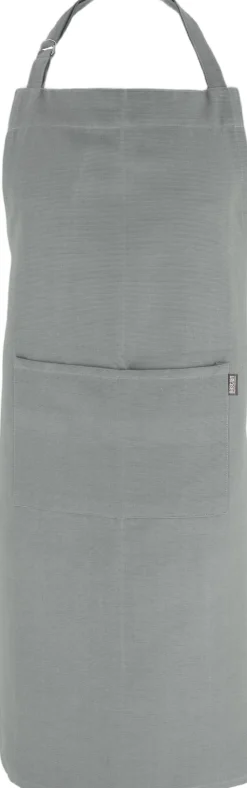 Forklæde 95x80 cm Lys grå