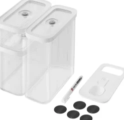 Fresh & Save CUBE Sæt M5 gennemsigtig-hvid