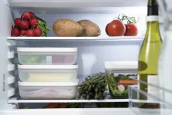 FRESH & SAVE Vakuum madkasse, semitransparent/grå, Str L