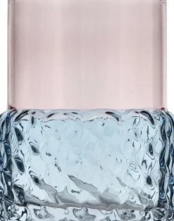 Fyrfadsstage Styles 7,7 x 10 cm Blå/Rosa