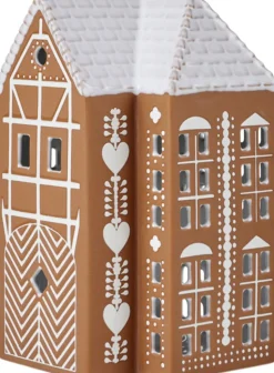 Gingerbread Lyshus stor brun