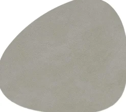 GLASS MAT CURVE (11x13cm) NUPO light grey