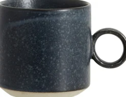 GRAINY cup w. handle, dark blue