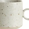 GRAINY cup w. handle, sand