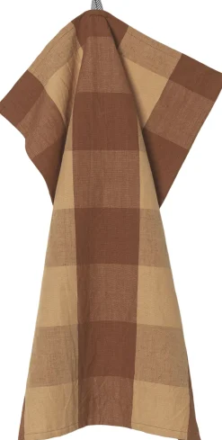 Hale Tea Towel - Peach/Spice Red