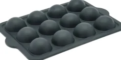 Halvkugleform 12 huller Grå Silikone