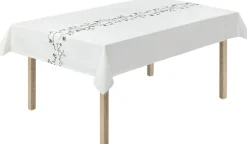 Hammershøi Christmas Dug 150x320 cm hvid m. deko