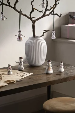 Hammershøi Christmas Snekone H11 hvid m. deko