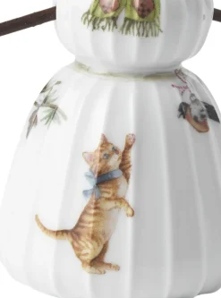 Hammershøi Christmas Snekone H11 hvid m. deko